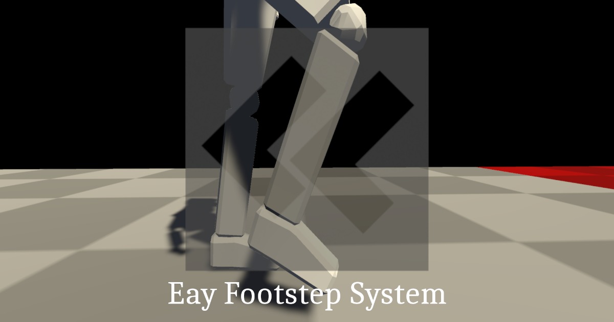 Unity Custom Footsteps Easy Footstep System | オーディオ | Unity Asset Store