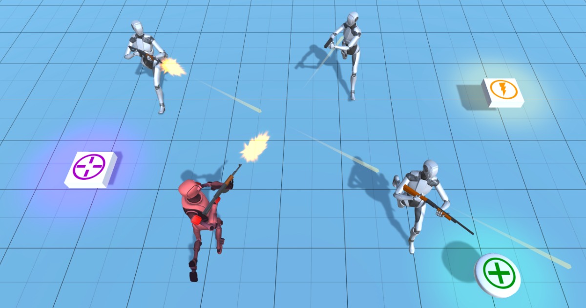 Unity Netcode Relay Logo Multiplayer Top-Down Shooter Template (Netcode, Lobby, Relay) | Packs ...