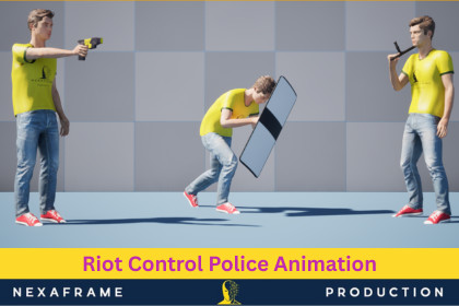 Riot Control Police Animation