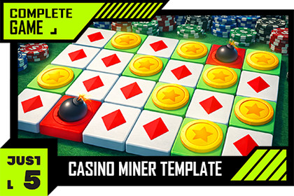 Casino Miner Game Core - Minesweeper, Betting & Cash Out System