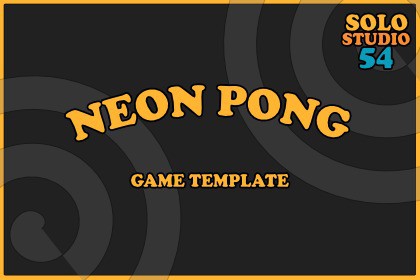 Neon Pong – Retro 2D Paddle Game Template for Unity