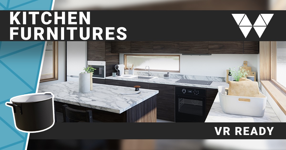 Kitchen Furnitures | 3D Furniture | Unity Asset Store
