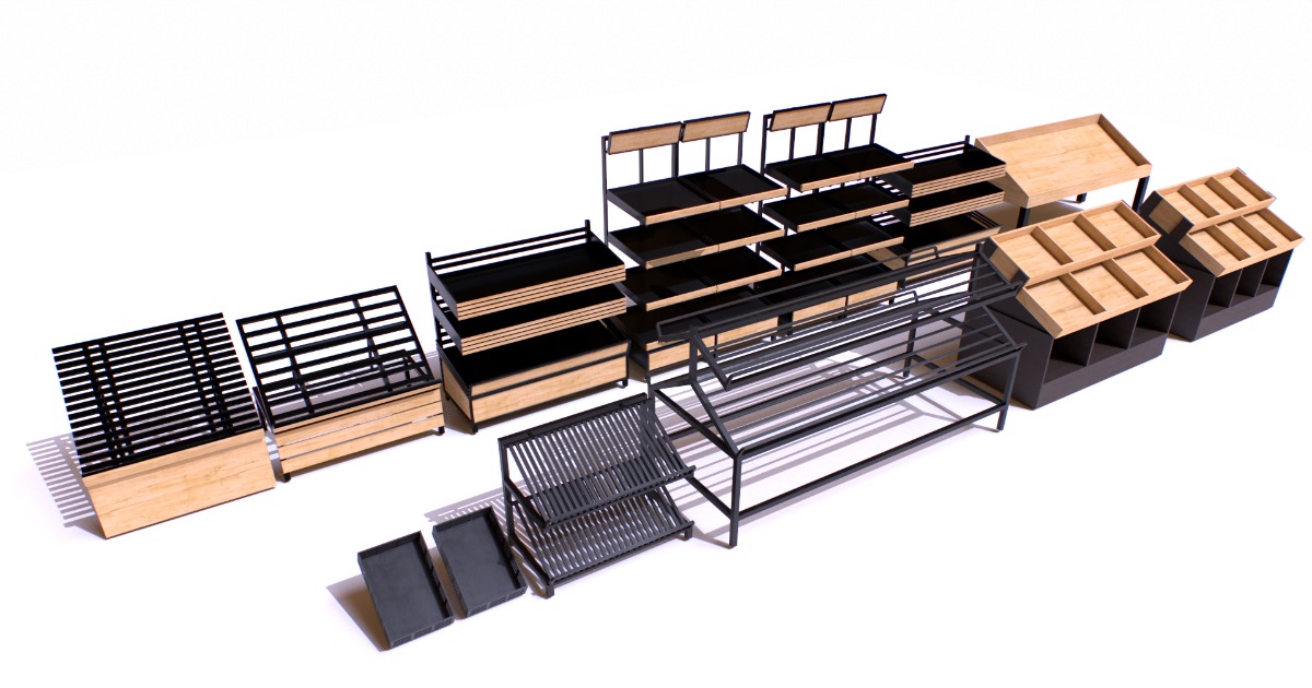 Racks and stands | 3D Props | Unity Asset Store