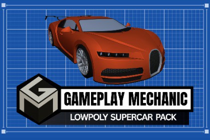 LOWPOLY SUPERCAR PACK - SPORTS CAR