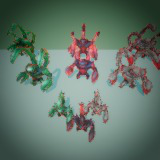 Fantasy Monster Evolution Pack 16-17–18 – Game Ready Creatures | PixeliusVita