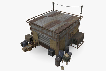 Post-Apocalyptic Industrial Factory