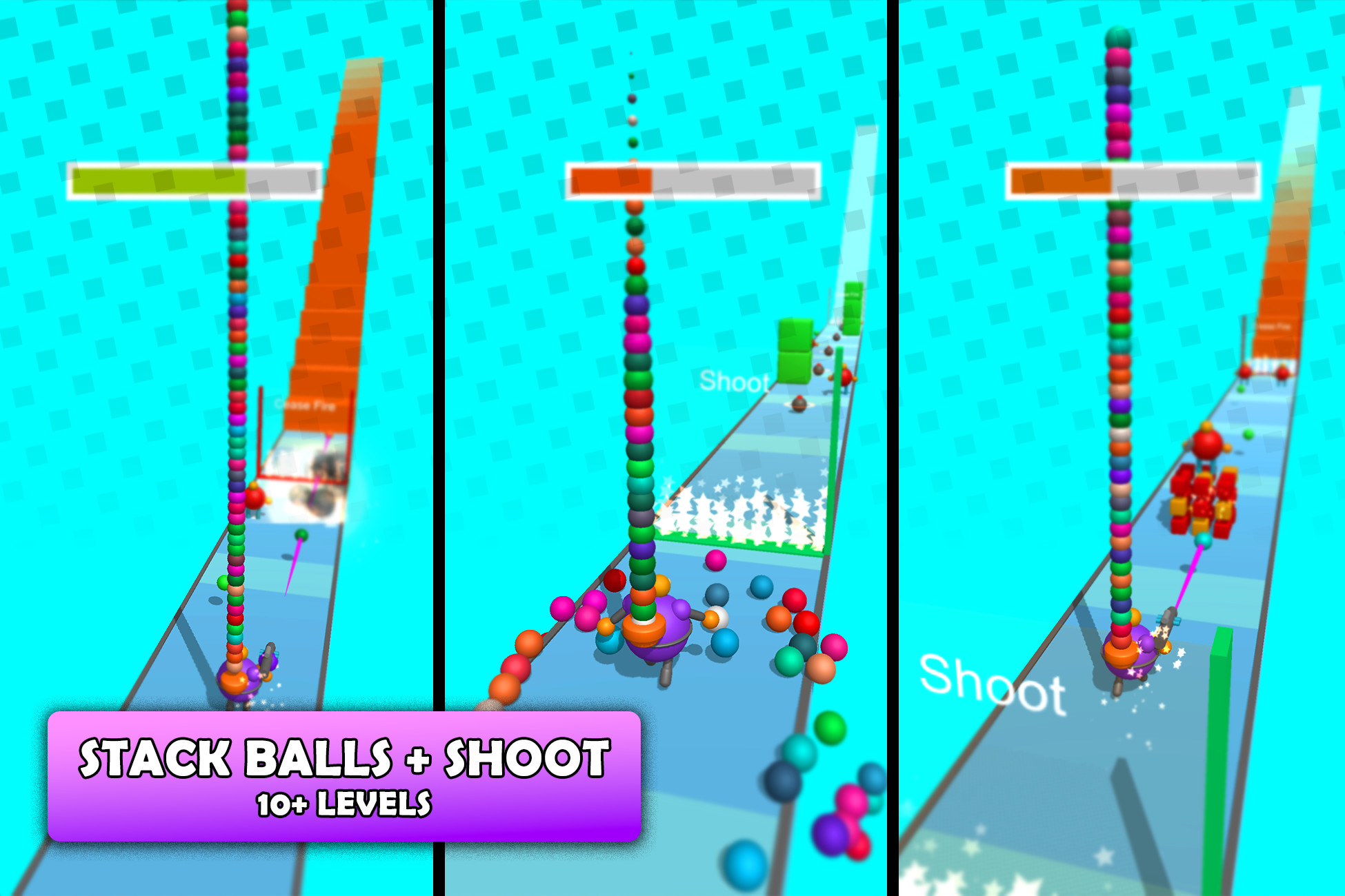 Ball Run Shooter 3D - HyperCasual Template, image 1