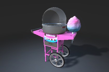 Cotton Candy Cart