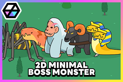 2D Minimal - Boss Monsters