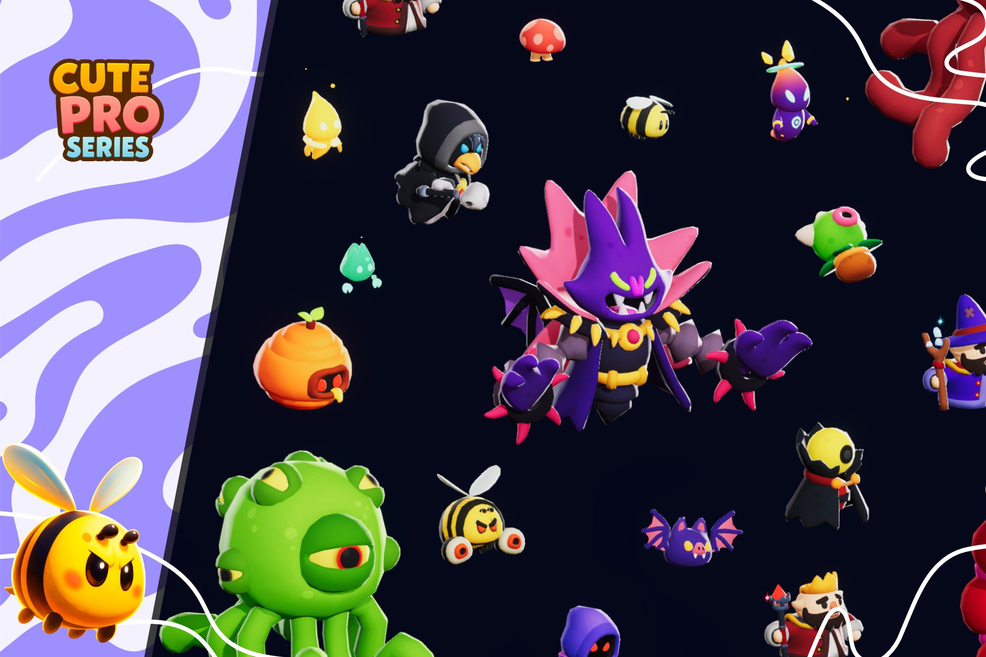 Monsters Ultimate Pack 11 Cute Pro Series