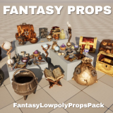 FantasyLowpolyPropsPack