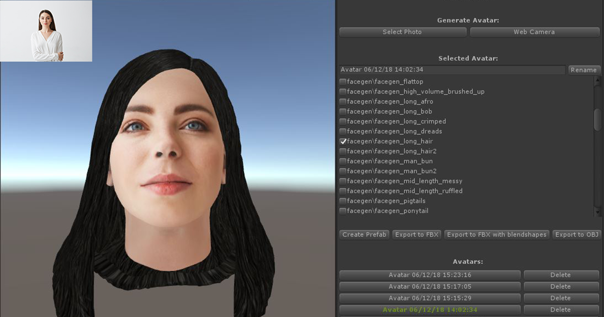 Avatar Maker Pro - 3D avatar from a single selfie | Modeling | Unity ...