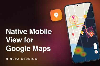 Native Mobile View for Google Maps