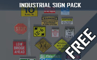 25 Mixed Industrial Sign Pack