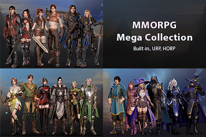 MMORPG Characters - Mega Collection - Warriors, Archers, Mages