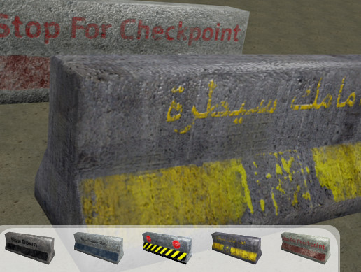 Concrete Barriers Pack