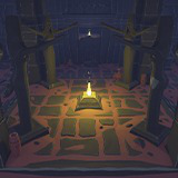 Low Poly Style Desert Dungeon