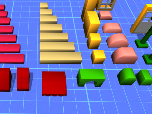 Block Construction Set | 3D Props | Unity Asset Store