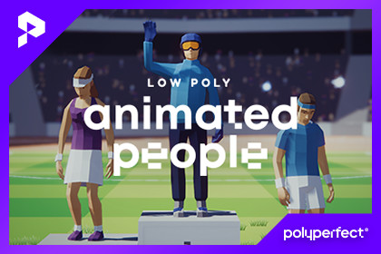 Low Poly Animated People
