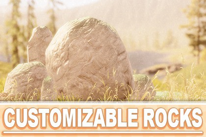 Customizable Rocks Shader