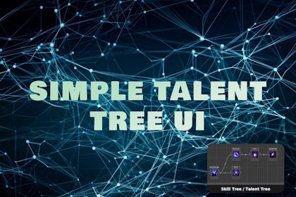 Skill Tree / Talent Tree Builder – Simple Talent Tree UI