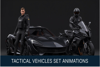 Tactical Vehicles – Complete Vehicle Animation System Bundle