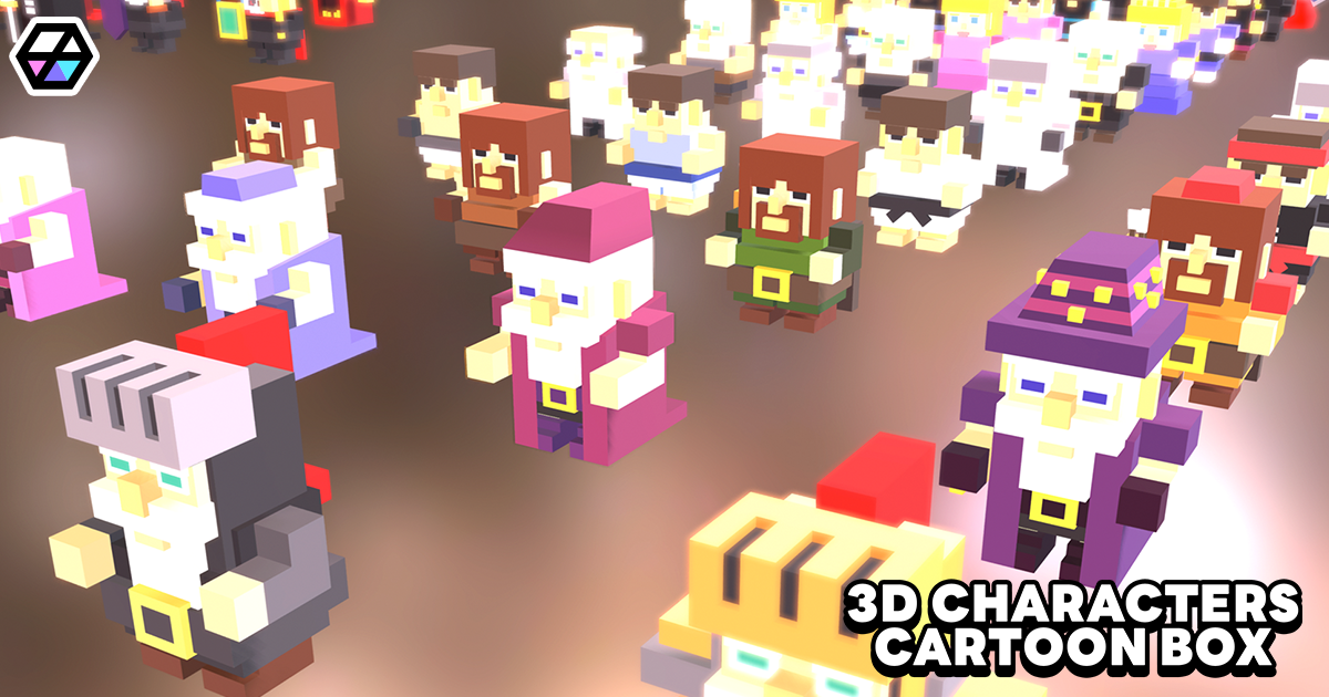 3D Characters - Cartoon Box | 3D Characters | Unity Asset Store