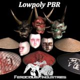 PBR Asian Hats and Masks