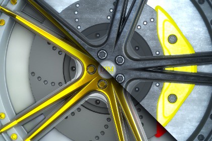 Car Rim Texture & Material Vol. 01