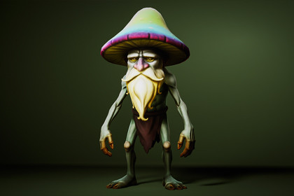 Mushroom Sage - Game ready character