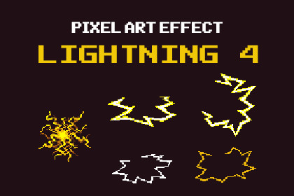 Lightning 4 - Pixel Art Effect