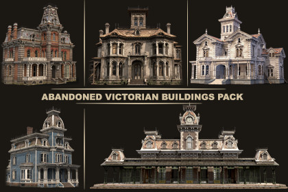 Abandoned Victorian Buildings Bundle
