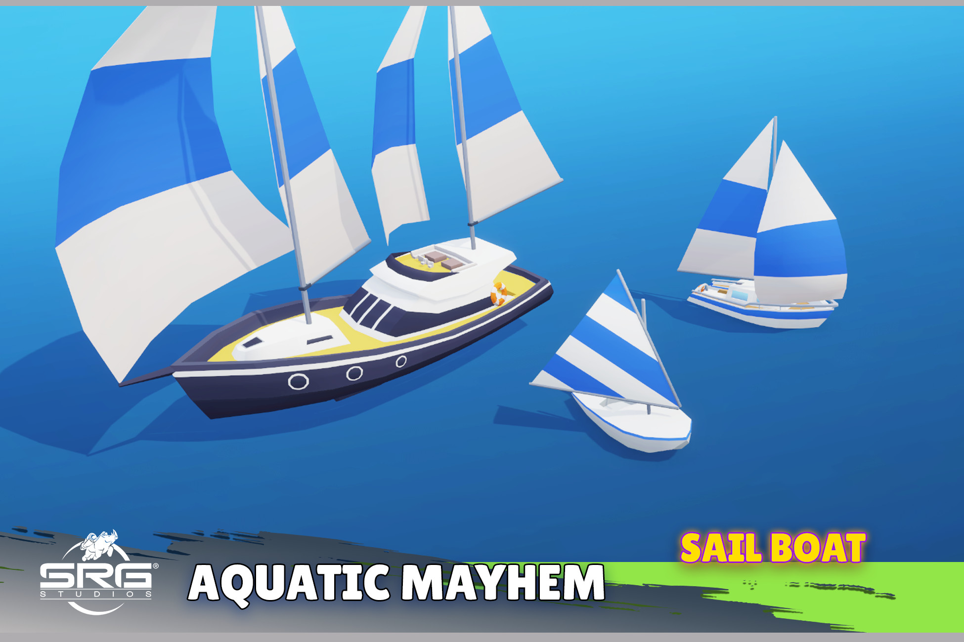 Aquatic Mayhem - Sail Boat | 3D Sea | Unity Asset Store