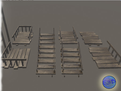 Stairs and Floor Wood Pack | 3D Environments | Unity Asset Store