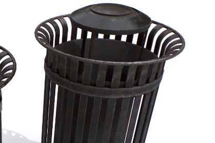 Park Trash Can 1