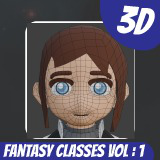 Stylised Fantasy Hero Classes Vol-1