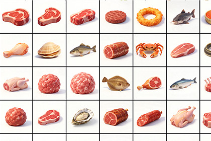 50+ Meat Asset Pack