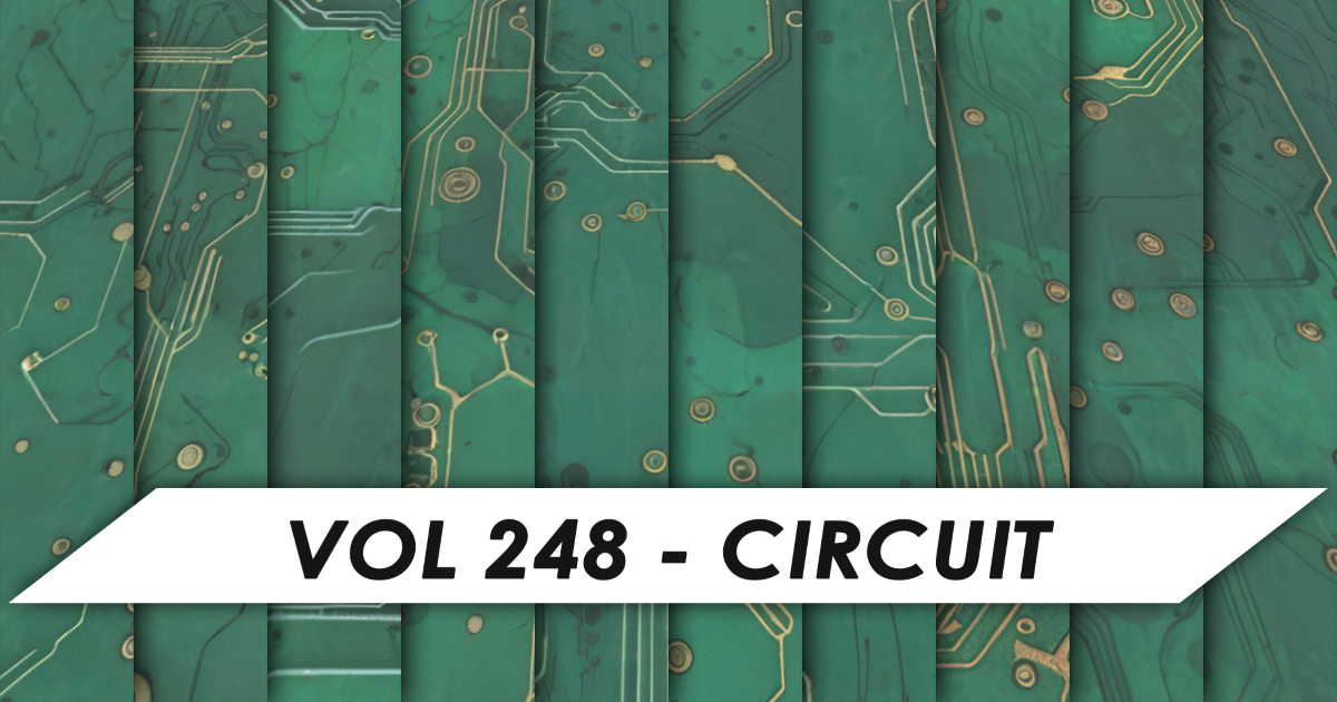 Stylized Textures - Vol 248 - Circuit | 2D Textures & Materials | Unity ...