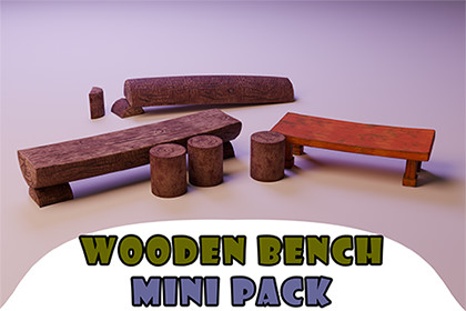 Wooden Bench Mini Pack