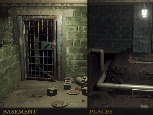 Ambiente Unity Base Basement Places | 3D Environments | Unity Asset Store