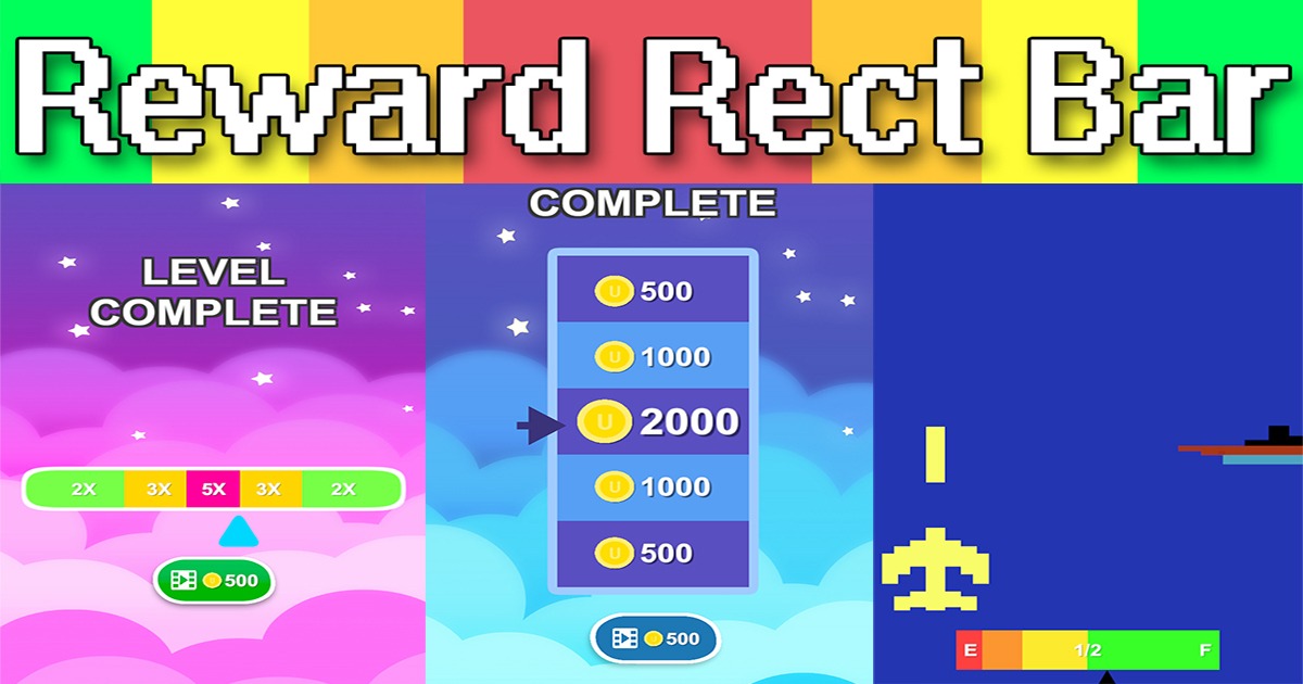 Rewards Bar Reward Rect Bar | GUI Tools | Unity Asset Store