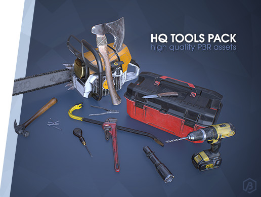 HQ Tools Pack | 3D Tools | Unity Asset Store