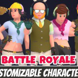 Customizable 3D Battle Royale Characters Vol 3