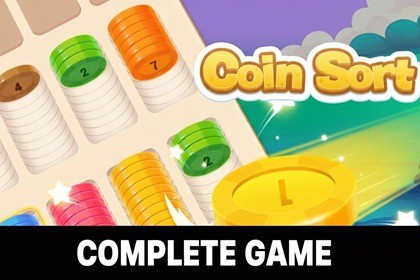 Coin Merge Sort Kit – Hyper Casual Sorting Template