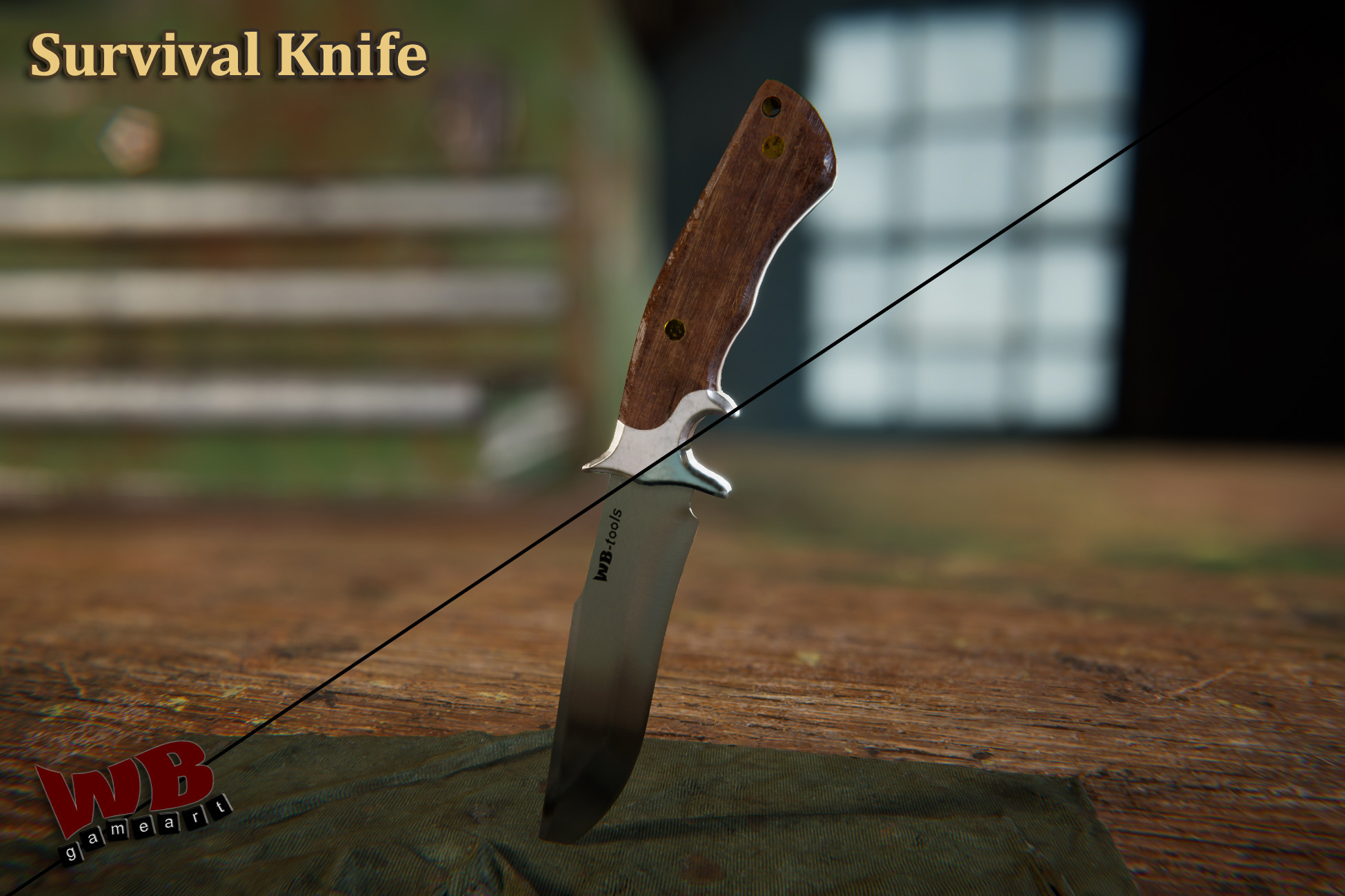 Survival Knife | 2 Variants (New and Worn) | 3D Weapons | Unity Asset Store