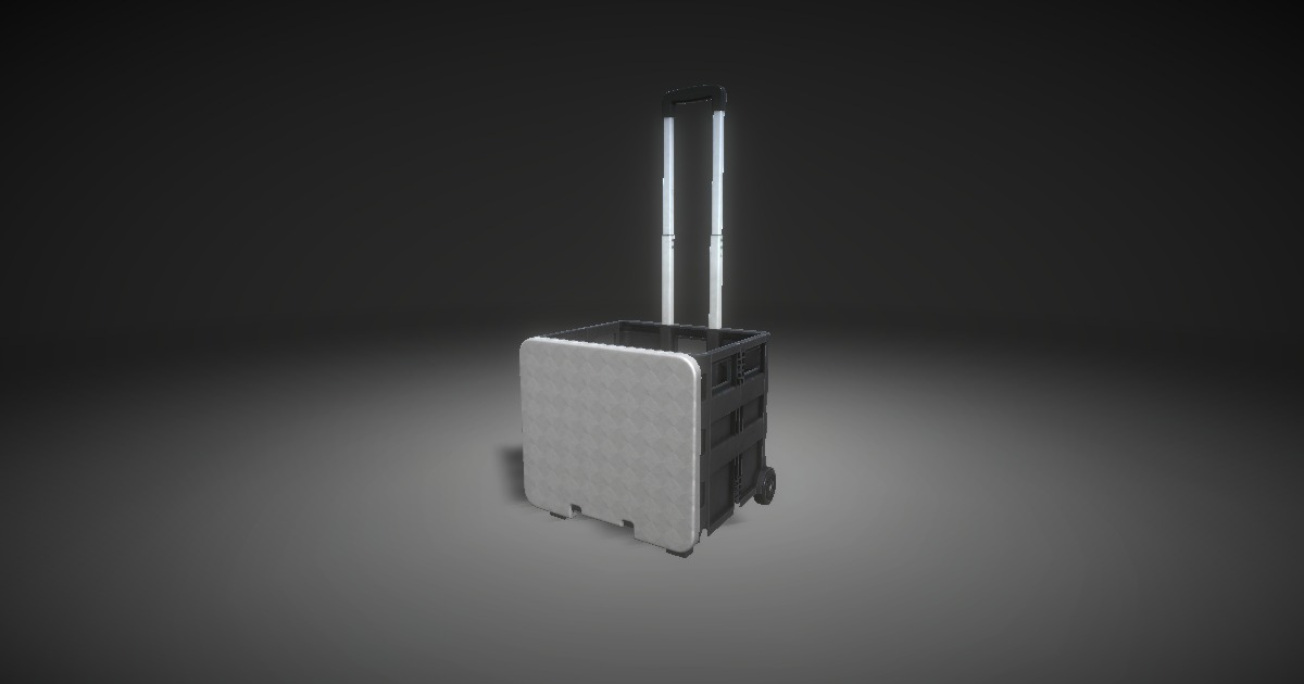 Collapsible Folding Cart | 3D Props | Unity Asset Store