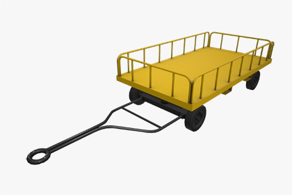 Airport Baggage Cart (440)