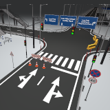 Low Poly Urban Traffic Pack