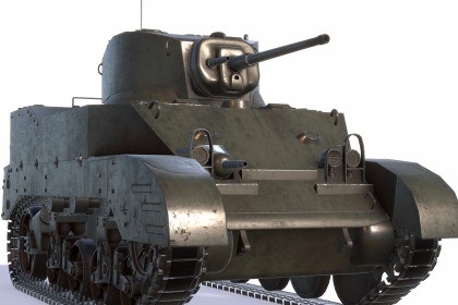 M5A1 Stuart WW2 US Light Tank
