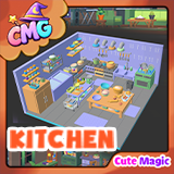 Cute Low Poly Kitchen Pack - Colorful Interior Props